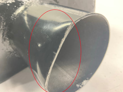 DENTED SEE PHOTO Cherry Bomb Vortex Muffler 3'' Center ID, 2.5'' Dual OD, 16'' Long
