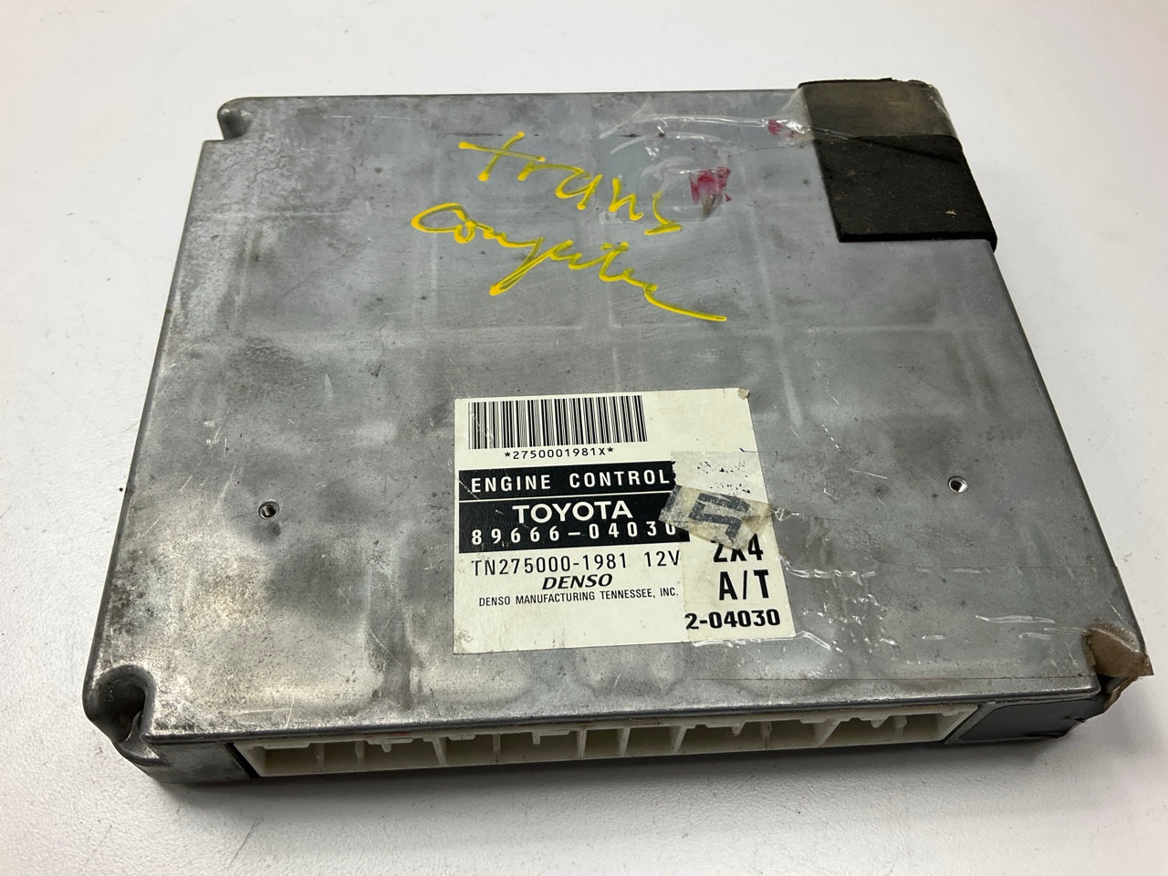 USED - 01-03 Toyota Tacoma 3.4L V6 2WD AUTO Engine Computer ECM ECU 89666-04030