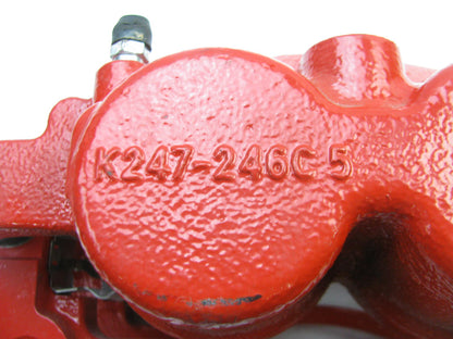 NEW UNBOXED K247-246C5 Dual Piston Front Right Brake Caliper, Red