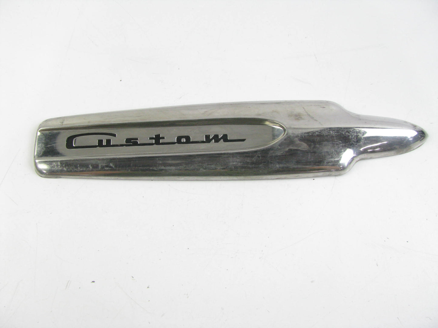 OUT OF BOX 8A-16188-B 1949 Ford Woody Station Wagon ''CUSTOM'' Fender Badges Trim