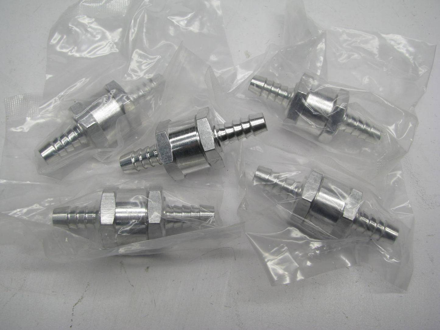 (5) 8MM (5/16'') Non-Return One Way Fuel Check Valve