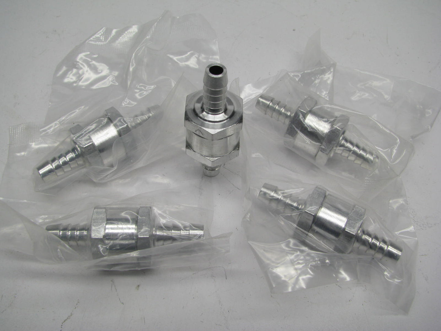 (5) 8MM (5/16'') Non-Return One Way Fuel Check Valve