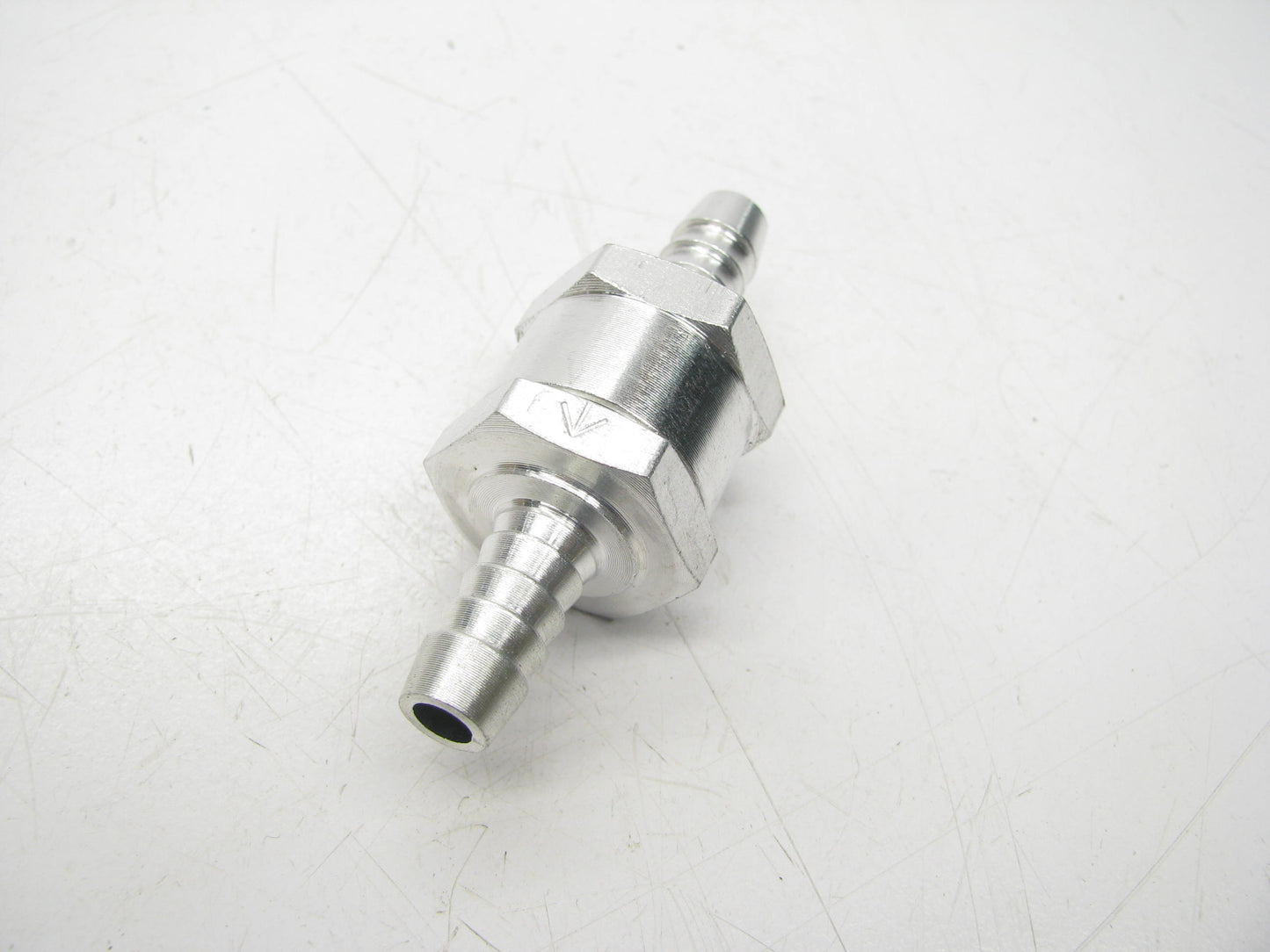 5/16'' 8mm Auminium One Way Check Valve Non Return Inline For Gas Oil Diesel Fuel