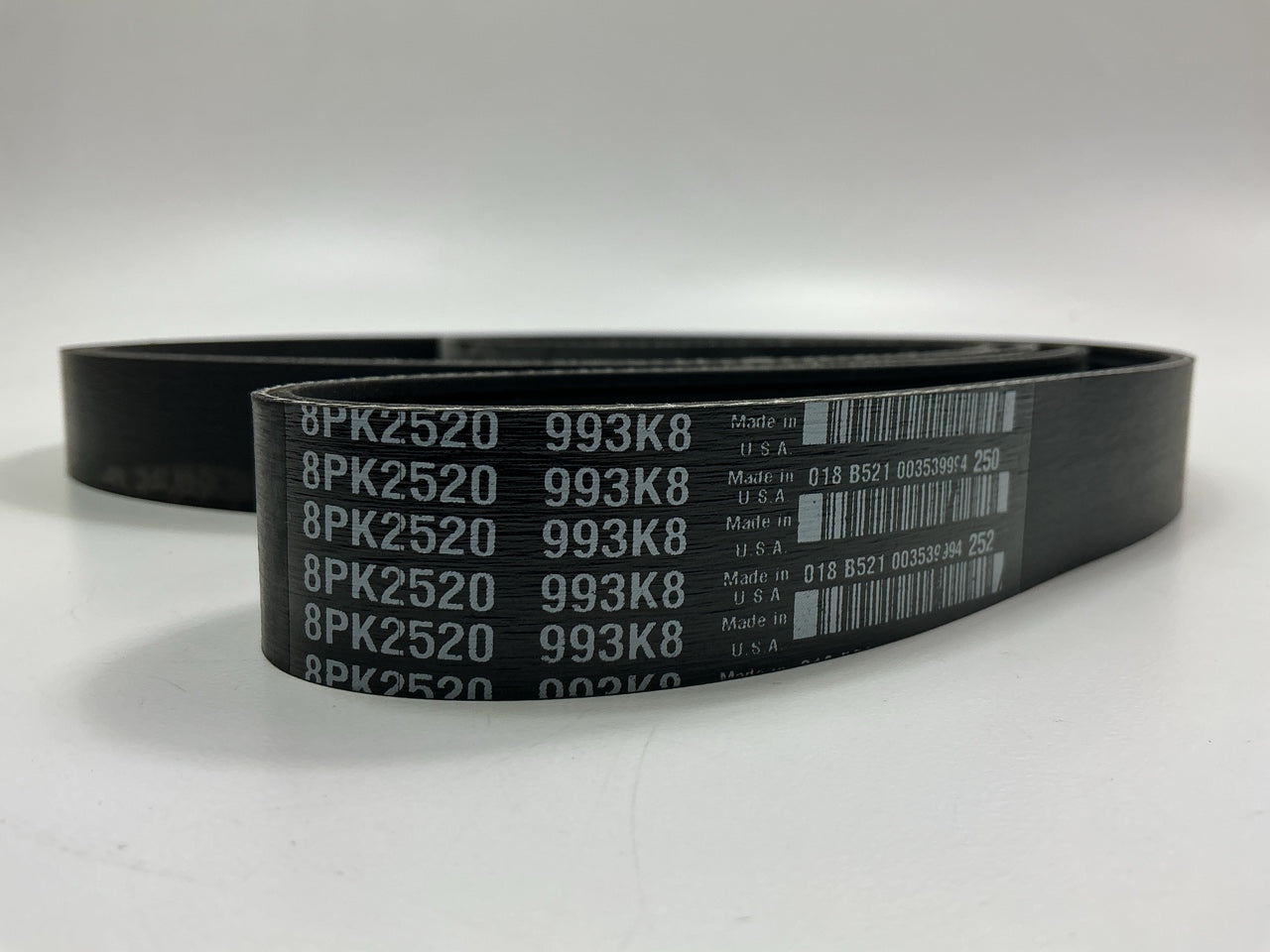 NEW - 8PK2520 Serpentine Belt - MADE IN USA