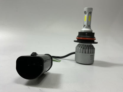 9007 HB5 COB C6 Series LED 6500K White Conversion Kit High Low Light Bulbs PAIR