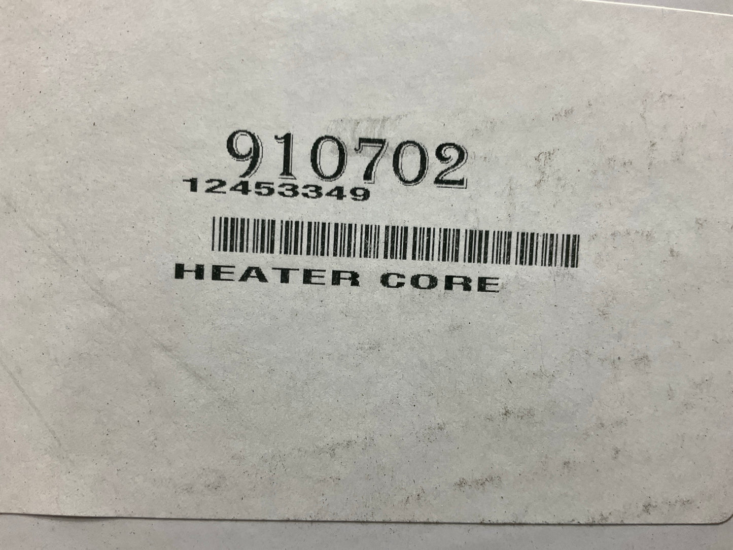 NEW - UNBOXED 910702 HVAC Heater Core