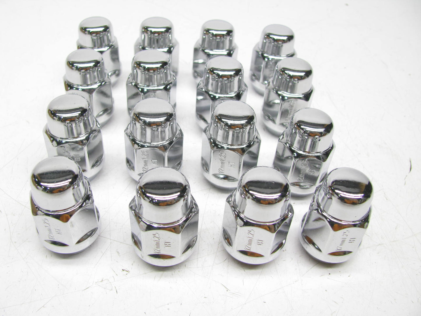 (16) UNBOXED 91127HT Acorn Bulge Heat Treated (13/16'' HEX) Lug Nuts 12mm X 1.25