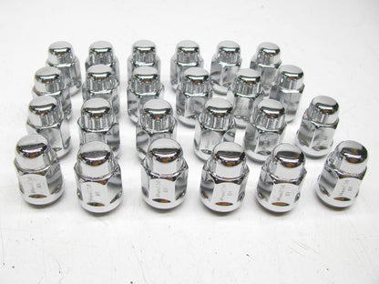 (24) UNBOXED 91148 - Acorn Bulge Seat Lug Nuts (13/16'' HEX) 14mm X 1.50