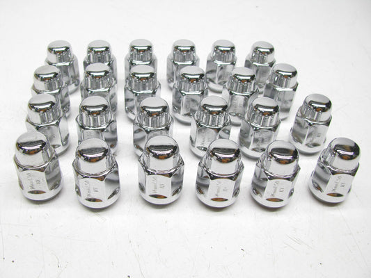 (24) UNBOXED 91148 - Acorn Bulge Seat Lug Nuts (13/16'' HEX) 14mm X 1.50