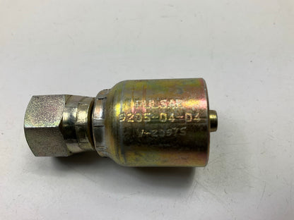 7/16-20 Thread 1/4'' Hose ID Hydraulic Fitting Female Swivel  JIC 37° 9205-04-04