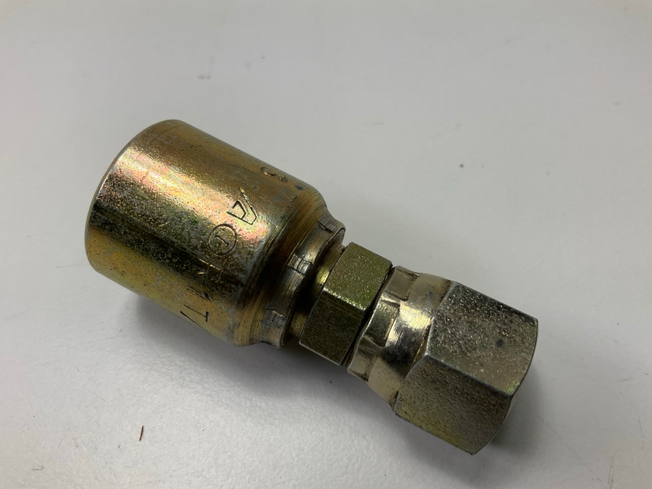 9205N-05-04 Hydraulic Fitting JIC 37° FEMALE SWIVEL 1/4'' Hose To  1/2-20 Thread