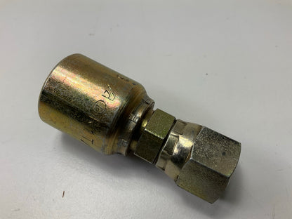 9205N-05-04 Hydraulic Fitting JIC 37° FEMALE SWIVEL 1/4'' Hose To  1/2-20 Thread