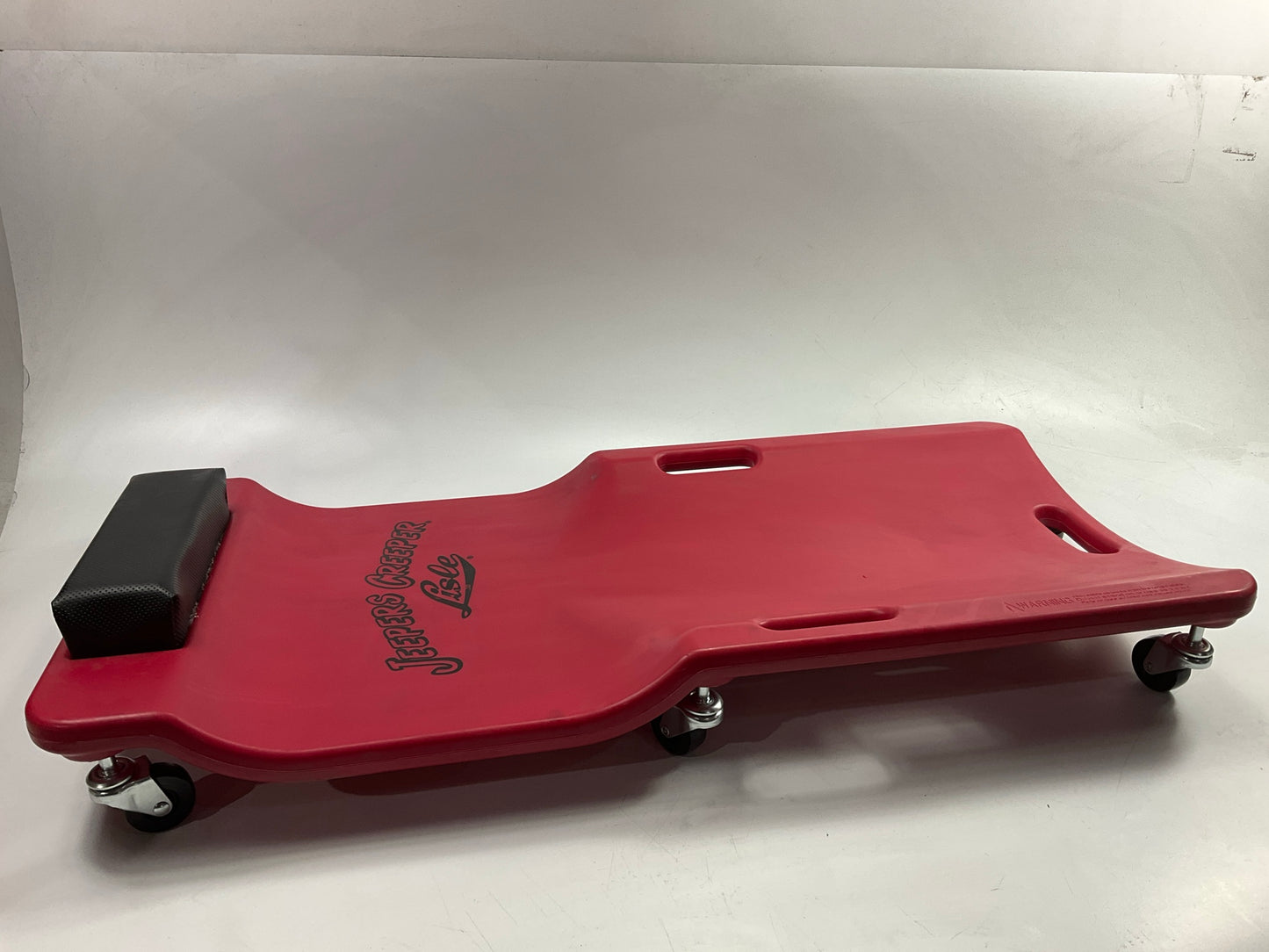 NEW UNBOXED Lisle 92102 Red Low Profile Plastic Creeper