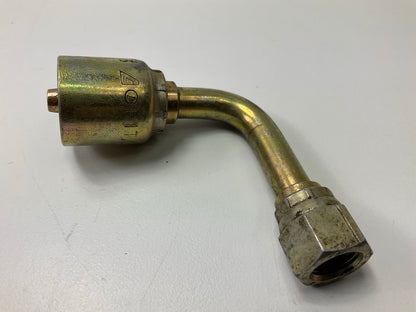 Pulsar JIC 37° FEMALE - Long 90° Elbow Hydraulic Fitting 7/16-20 To 1/4'' Hose