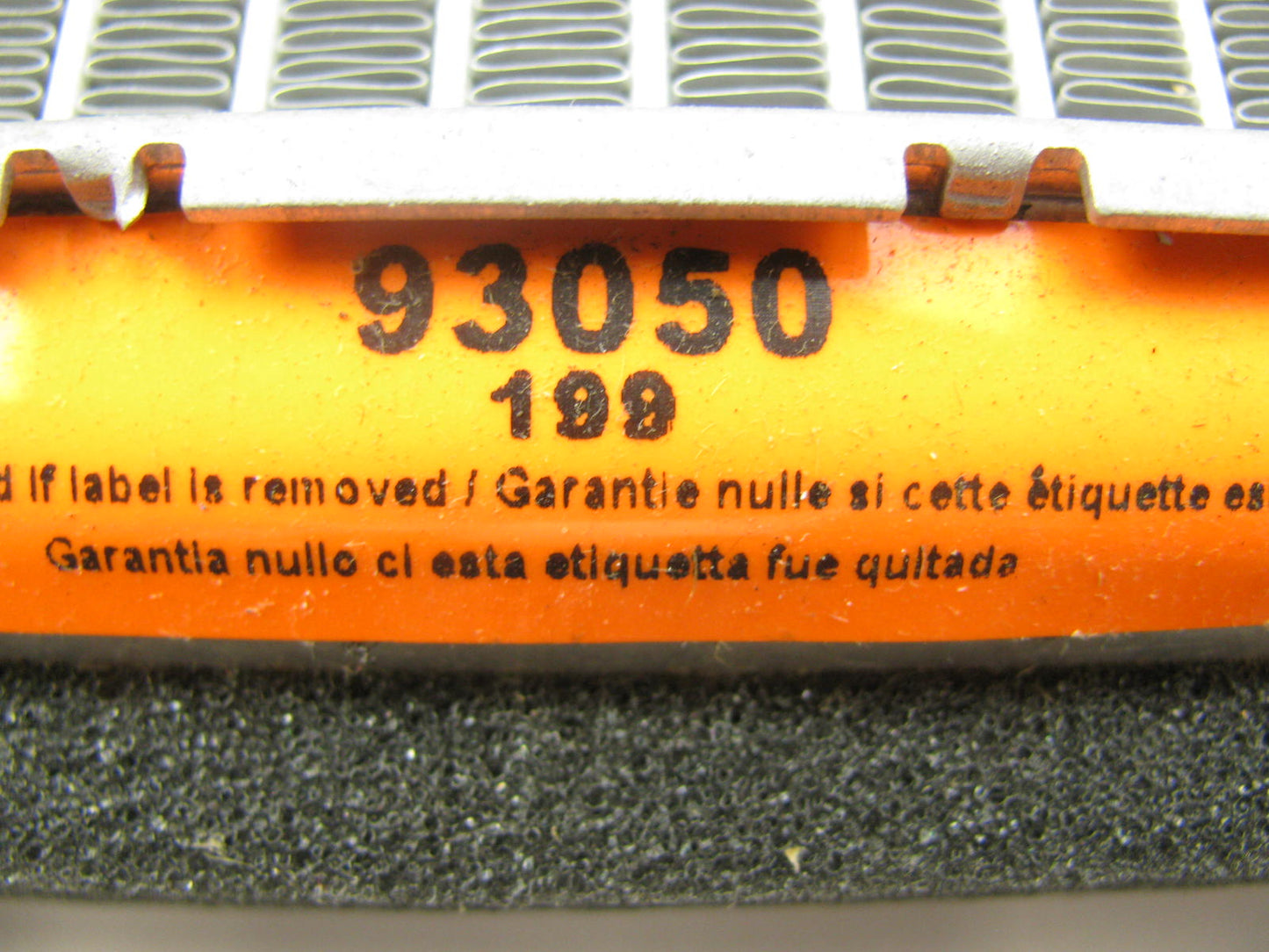 NEW - Out Of Box 93050 HVAC Heater Core Front