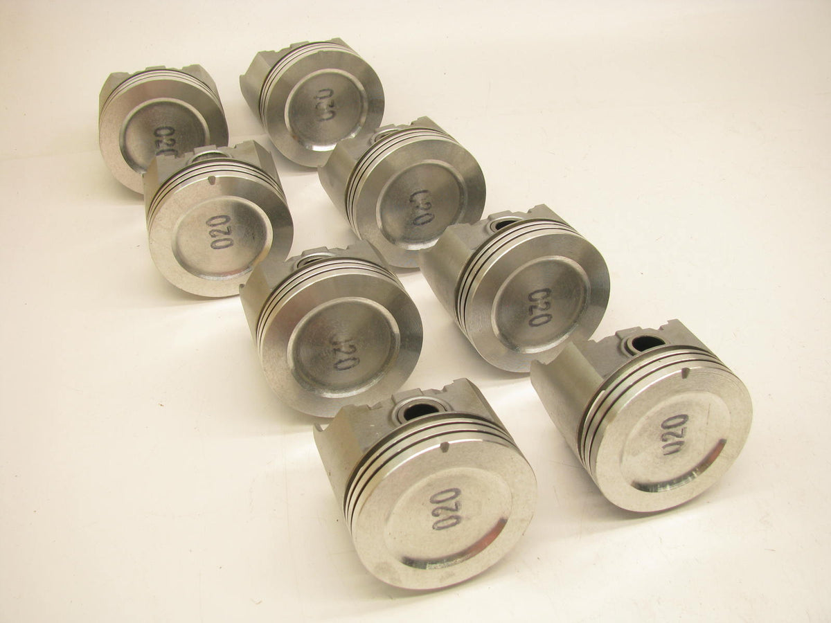 (8) NEW OUT OF BOX  9371-020 Engine Piston .020'' 1981-1984 Oldsmobile Olds 307