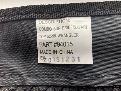 UNBOXED Rampage 94015 Half Full Combo Soft Top Brief For 92-06 Jeep Wrangler TJ