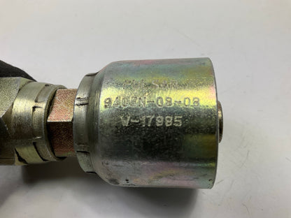 9405N-08-08 Hydraulic Fitting JIC 37° FEMALE SWIVEL 3/4-16 Thread To 1/2'' Hose