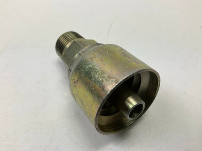 NEW 9416-06-06 NPTF MALE Hydraulic Crimp Fitting Thread 3/8-18 To 3/8'' Hose I.D.