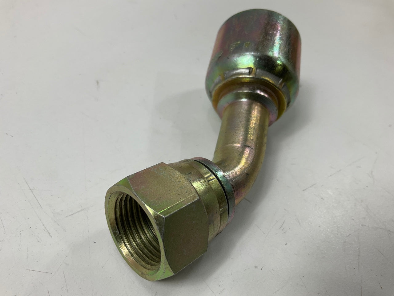 9445-10-10 Hydraulic Fitting JIC 37° FEMALE 45° ELBOW 5/8'' Hose To 7/8-14 Thread