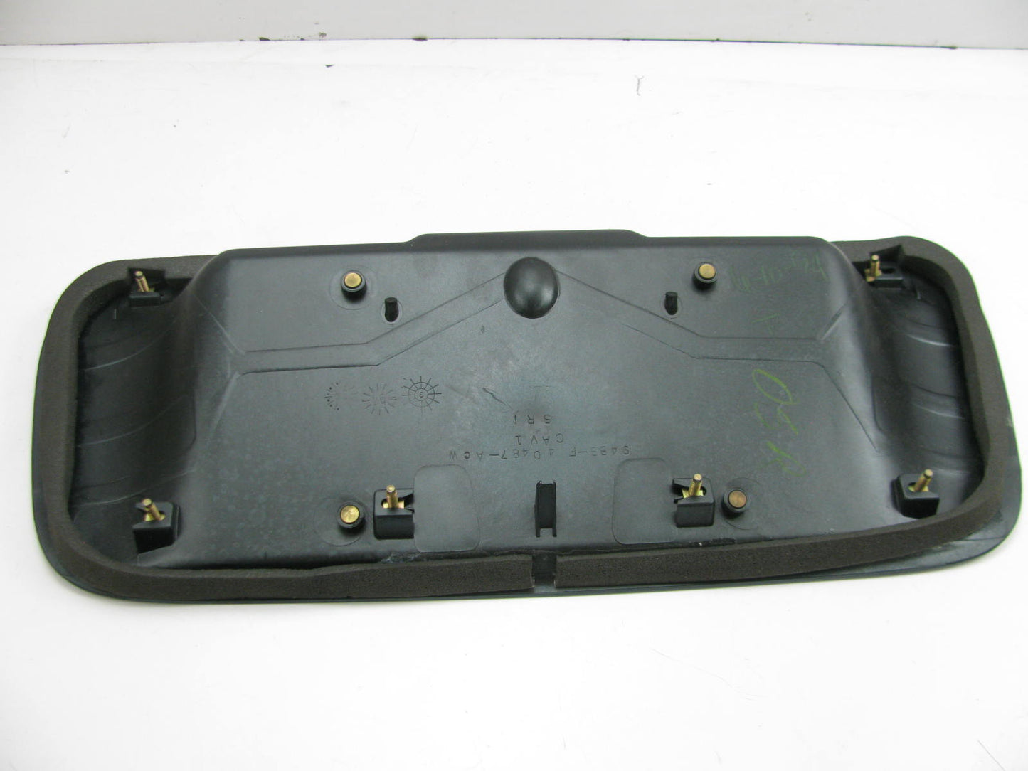 NEW OUT OF BOX - 94BB-F40487-ACW Trunk License Plate Panel For 95-00 Contour