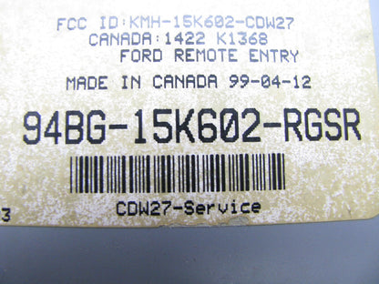 NEW - OUT OF BOX - OEM Ford 94BG-15K602-RG Anti-Theft Locking Control Module