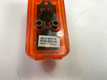 (10) Unboxed Glo-Brite 9530-88 Rectangular Amber Clearance Marker Lights 2''x1''