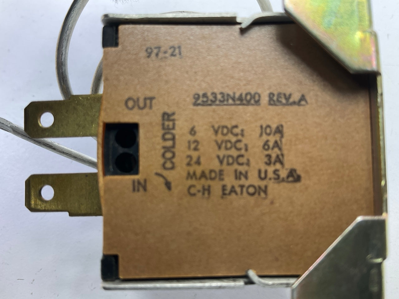 NEW UNBOXED EATON 9533N400 A/C Thermostat (A/C Clutch Cycle Switch)