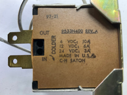 NEW UNBOXED EATON 9533N400 A/C Thermostat (A/C Clutch Cycle Switch)