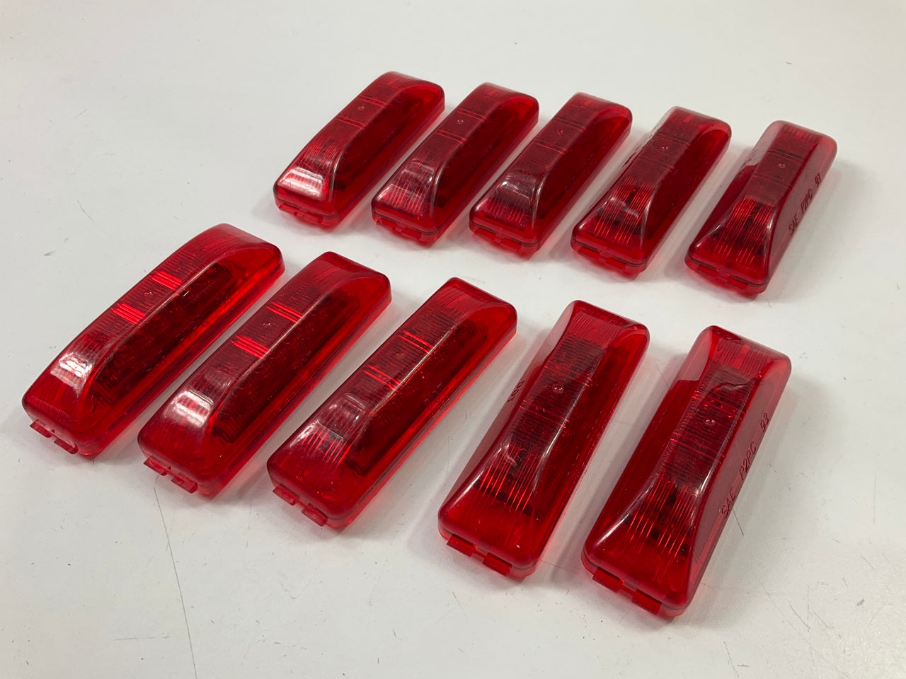 (10) New Unboxed Glo-Brite 9563-88 Red Model 19 Marker & Clearance LED Lights