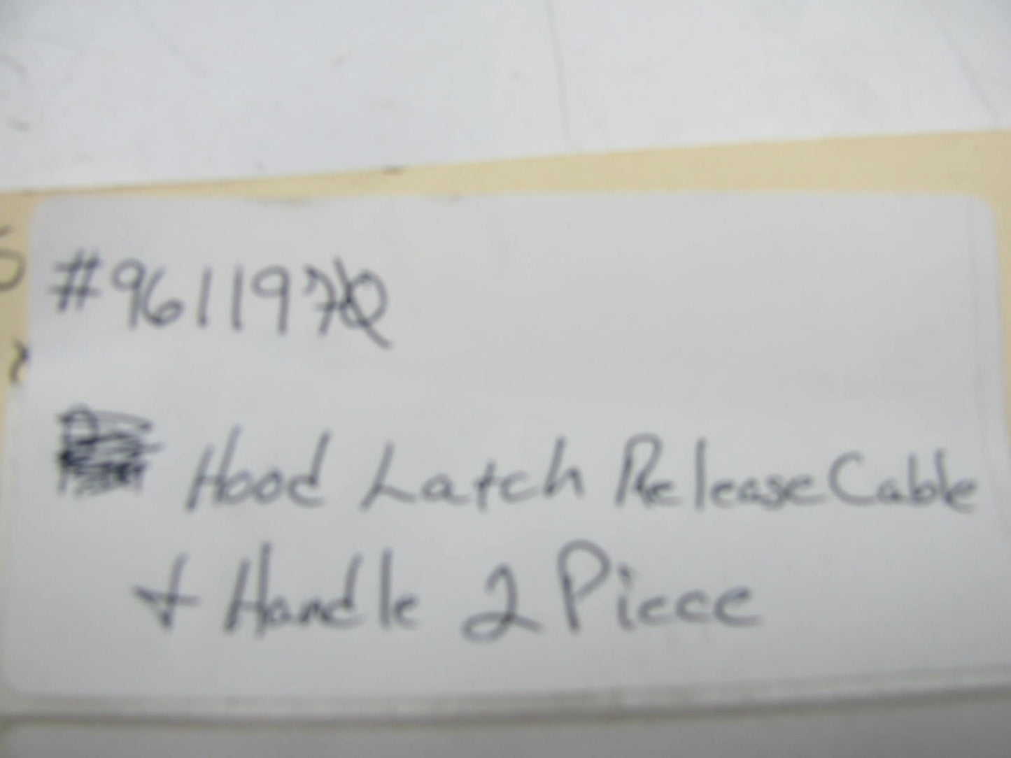 NEW - UNBOXED OEM GM 9611970 Rear Hood Latch Release Cable 1971-76 GM 42'' Long