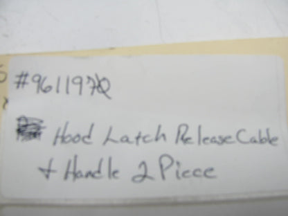 NEW - UNBOXED OEM GM 9611970 Rear Hood Latch Release Cable 1971-76 GM 42'' Long