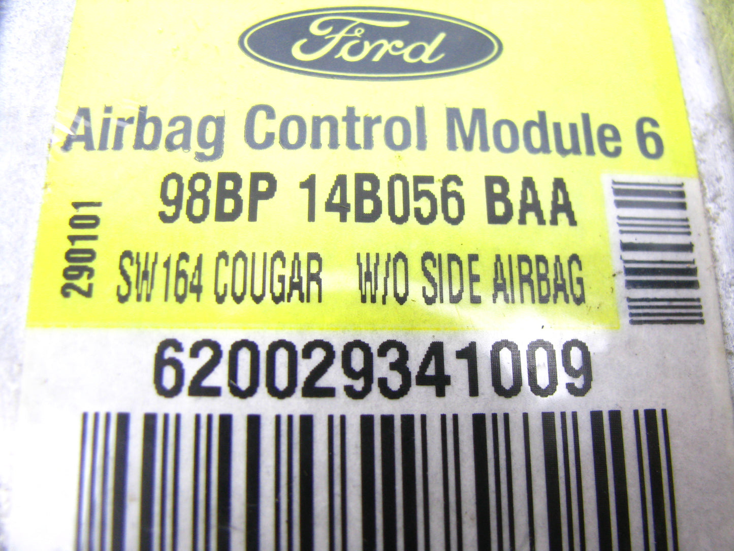 NEW - OUT OF BOX FORD 98BP-14B056-BAA SRS Control Module 1999-2002 Cougar