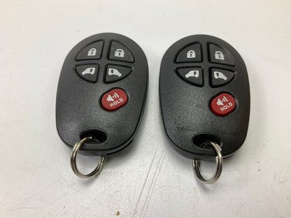 (2) NEW UNBOXED Dorman 99136 Keyless Entry Transmitter Key Fob - 2004-20 Sienna