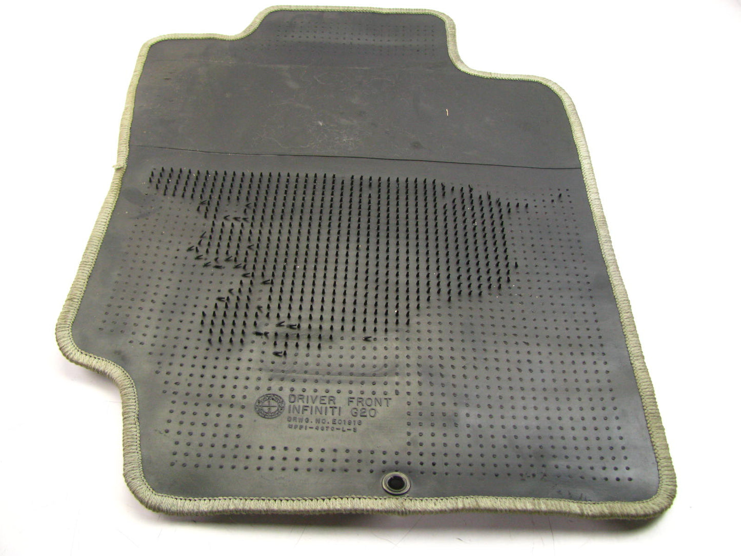 USED - OEM Left Drivers Side Floor Mat For 1991-1996 Infiniti G20