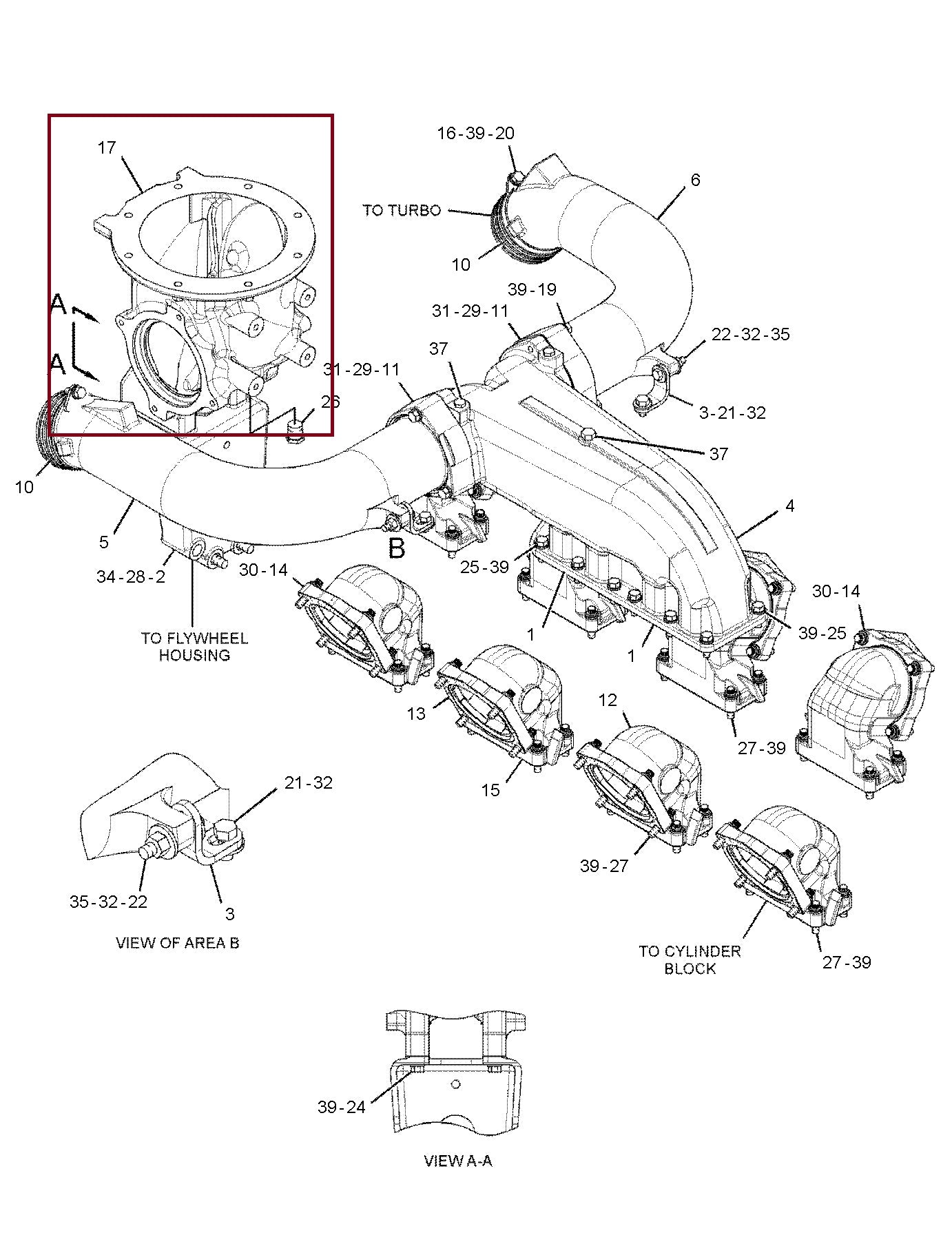Genuine OEM For CAT Exhaust Elbow 9Y5584