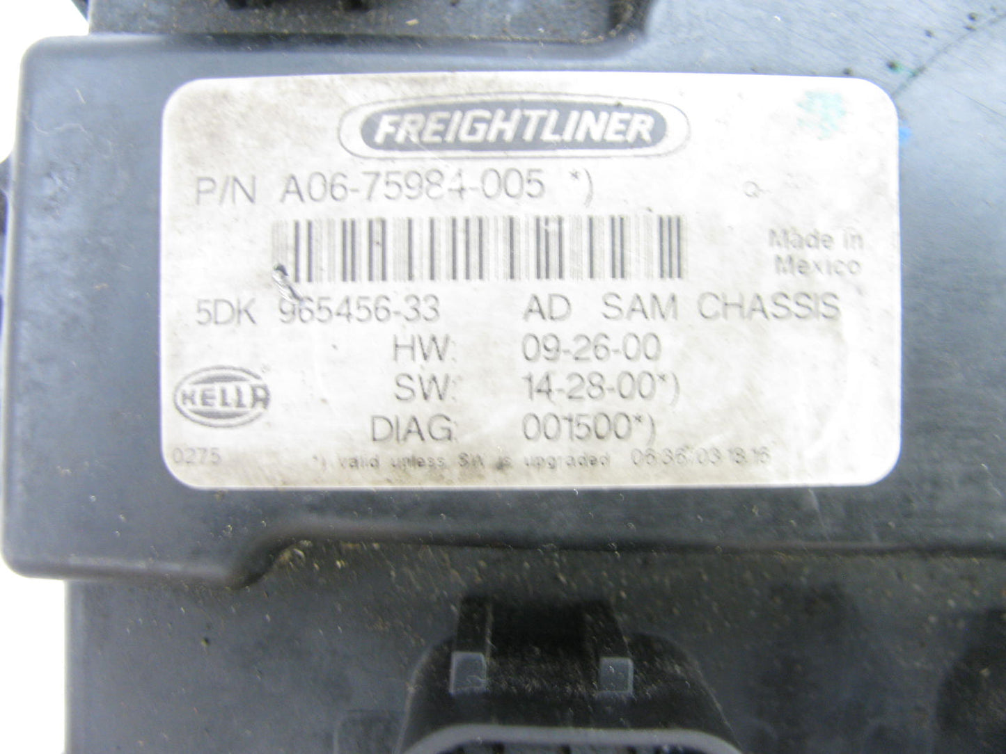 USED 08-18 Freightliner Cascadia Electronic Chassis Control Module A06-75984-005