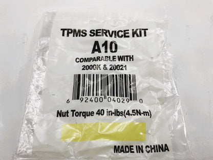 A10 Tire Pressure Monitoring System (TPMS) Sensor Service Kit