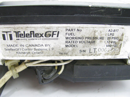 USED - GFI V52-10 NGV CNG Fuel Injection Gas Metering Valve 25 PSIG 12V