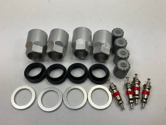 (4) A6 TPMS Sensor Service Kits, With Valve Core