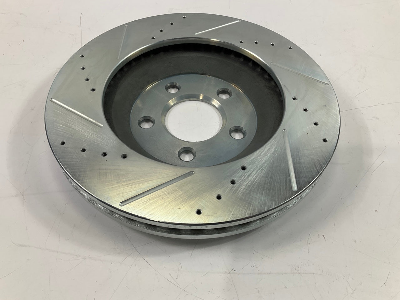 New Unbox AR8171 Front Left & Right Brake Rotors Drilled & Slotted 05-14 Mustang