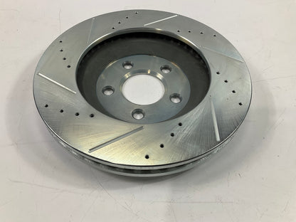 New Unbox AR8171 Front Left & Right Brake Rotors Drilled & Slotted 05-14 Mustang