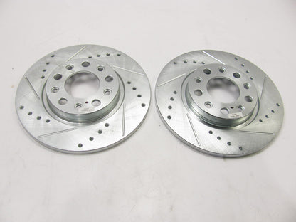 (x2) Rear  Disc Brake Rotor Set-Drilled, Slotted AR83089