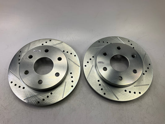 Power Stop AR8640XPR (AR8640XL & AR8640XR) Performance Front Brake Rotor Kit Set
