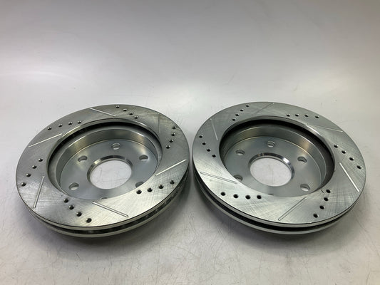 Power Stop AR8640XPR (AR8640XL & AR8640XR) Performance Front Brake Rotor Kit Set