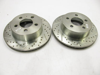 (x2) Front Disc Brake Rotor Set-Drilled, Slotted AR8745