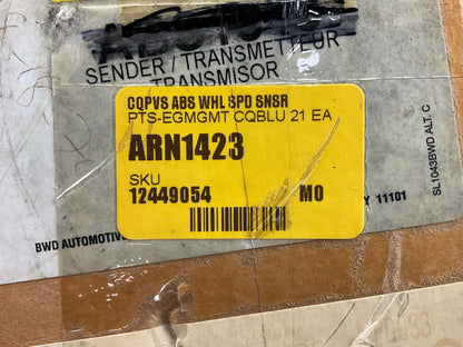 New Aftermarket ARN1423 Front Left ABS Wheel Speed Sensor - 93-02 Astro, Safari