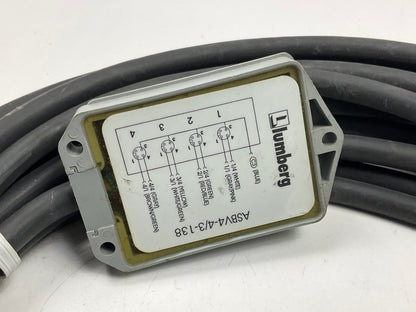 LUMBERG AUTOMATION ASBV44-3-138-10M Distribution Block With Harness 4 Port