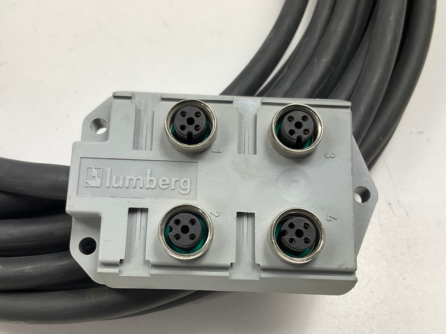 LUMBERG AUTOMATION ASBV44-3-138-10M Distribution Block With Harness 4 Port