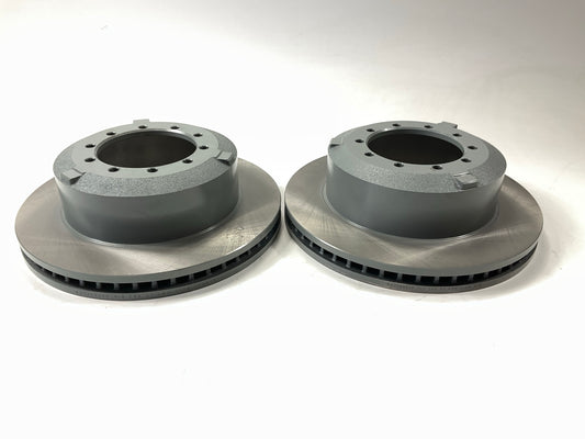 NEW UNBOXED AX900359P 10-LUG Rear Brake Rotors, PAIR